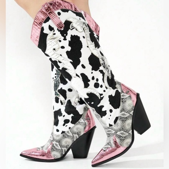 Cape Robbin Animal Print Cowgirl Boots- US9 - Picture 6 of 11